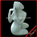 White Marble Abstract Nude Art Sculpture YL-C005